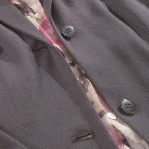 CALVIN KLEIN 100% WOOL CHARCOAL GREY BLAZER/JACKET - Picture 8 of 8